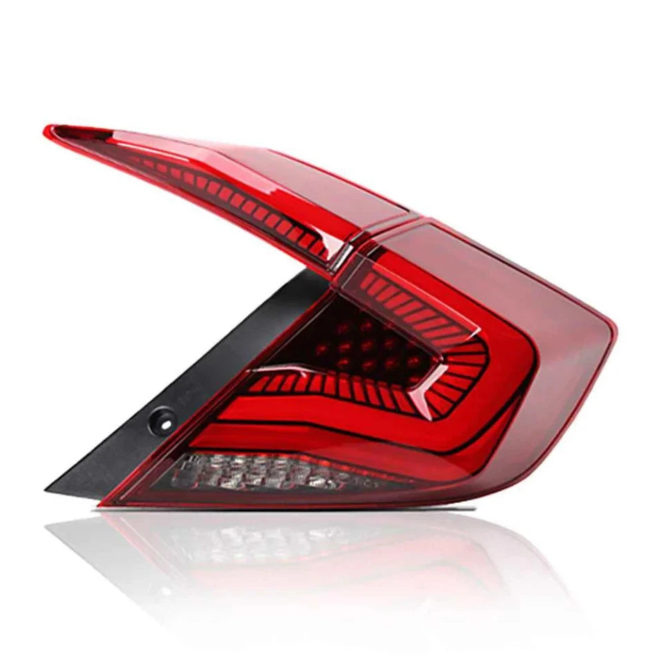 NTXGlow Red LED Tail Light Lamps (2016-2021 Honda Civic)