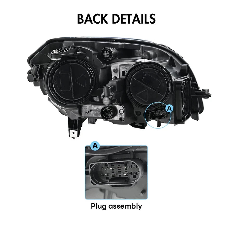 NTXGlow LED Headlights (2013-2015 Mercedes-Benz GLK350, GLK250)