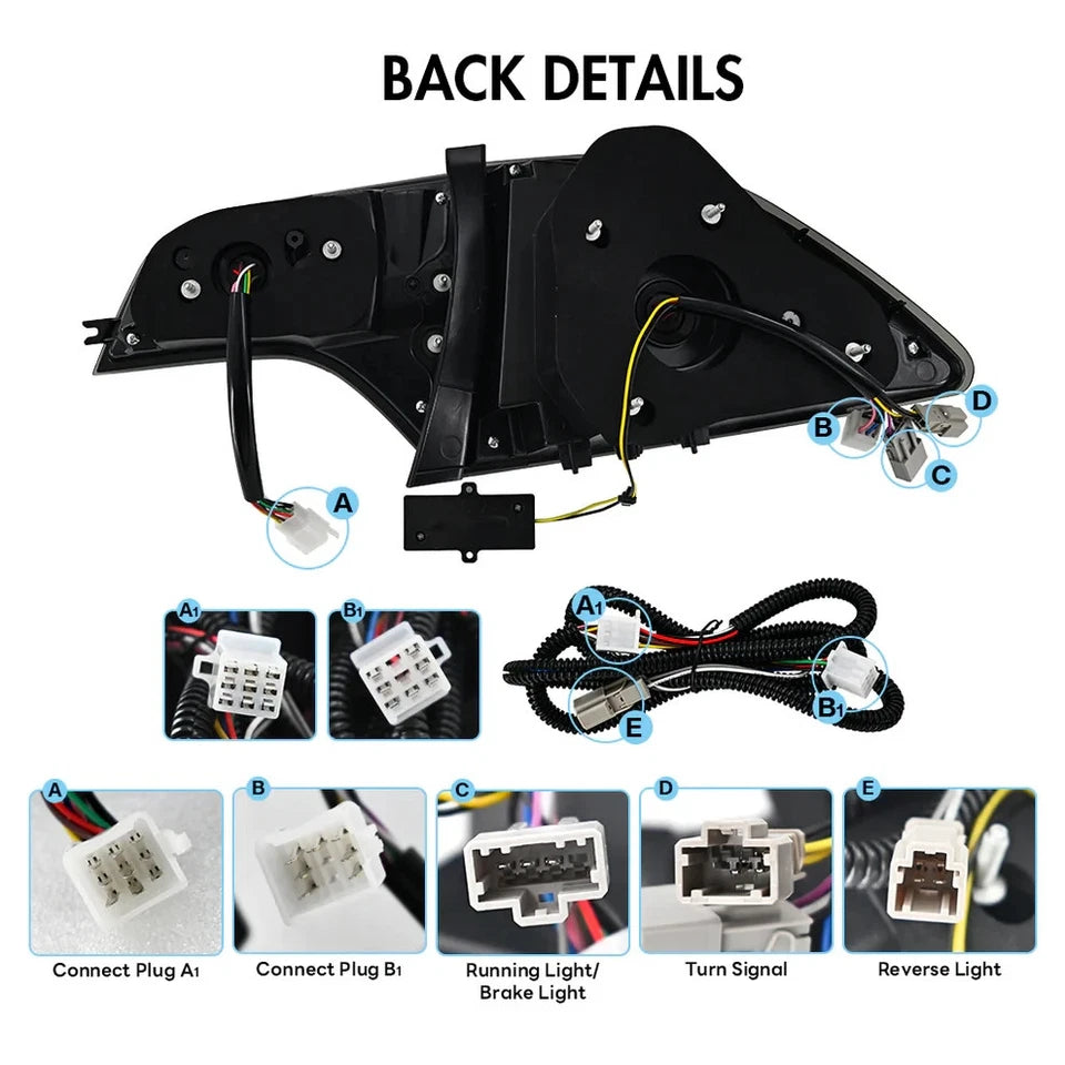 NTXGlow LED Tail Lights (2006-2011 Honda Civic Sedan 4-Door)