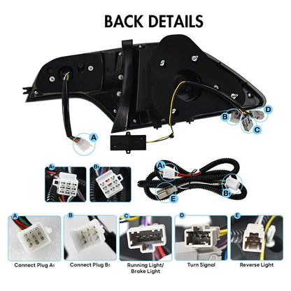 NTXGlow LED Tail Lights (2006-2011 Honda Civic Sedan 4-Door)