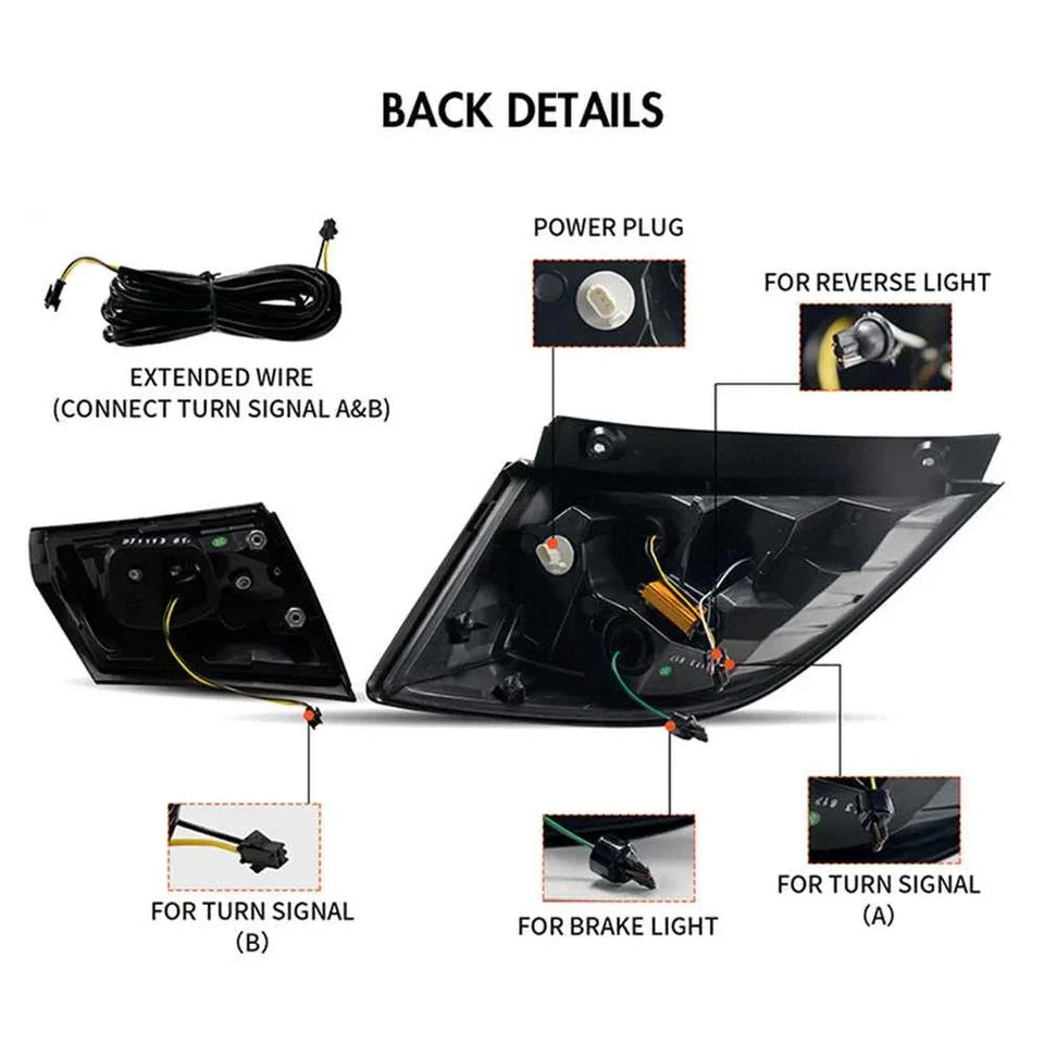 NTXGlow Smoked LED Tail Lights (2016-2021 Honda Civic Hatchback)