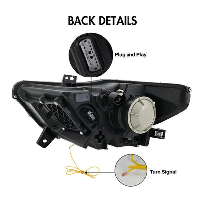 NTXGlow LED Headlights (2015-2017 Ford Mustang S550)