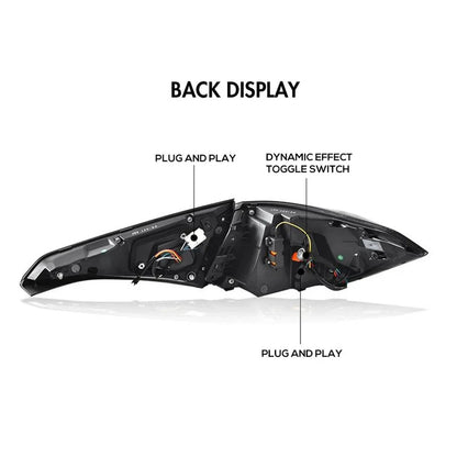 NTXGlow Smoked White LED Tail Lights (2022-2025 Honda Civic 11th Gen)