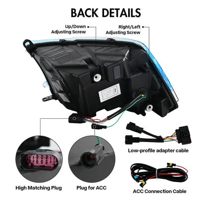 NTXGlow LED Headlights (2009-18 Dodge RAM 1500 & 2013-18 RAM 2500)