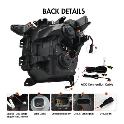 NTXGlow Mid-Range LED Version Headlights (2021-2024 Ford F-150 P702 14th Gen)