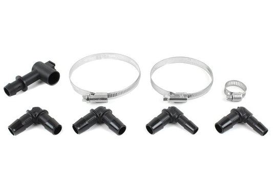 Perrin [08-14 WRX, 05-09 LGT, 05-09 OBXT, 09-13 FXT] Black Turbo Inlet Hose Install Kit  | S-PSP-INT-421
