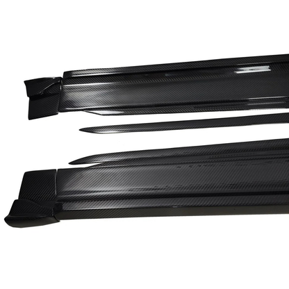 TS Style Dry Carbon Fiber Side Skirts for Lamborghini Urus