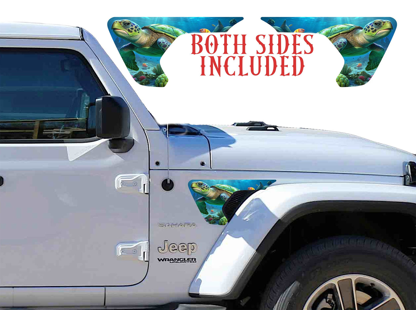 Sea turtle fender vent for the JL or JT 2018 or newer