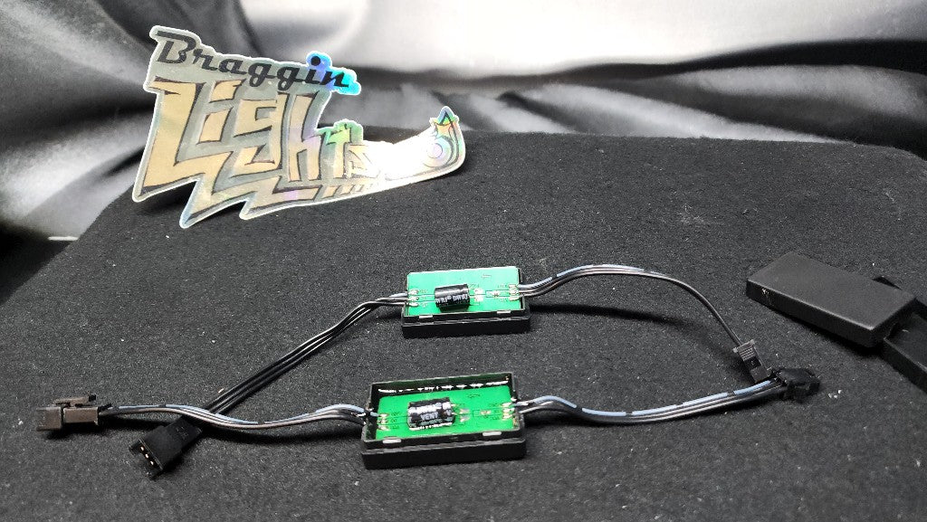 Surge suppressors for addressable LEDs