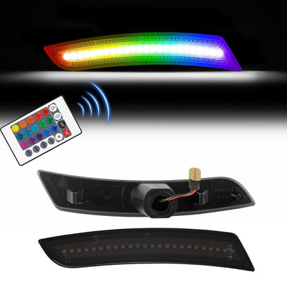 CAMARO 16-24 FRONT/REAR RGB DYNAMIC LED SIDE MARKERS w/ REMOTE