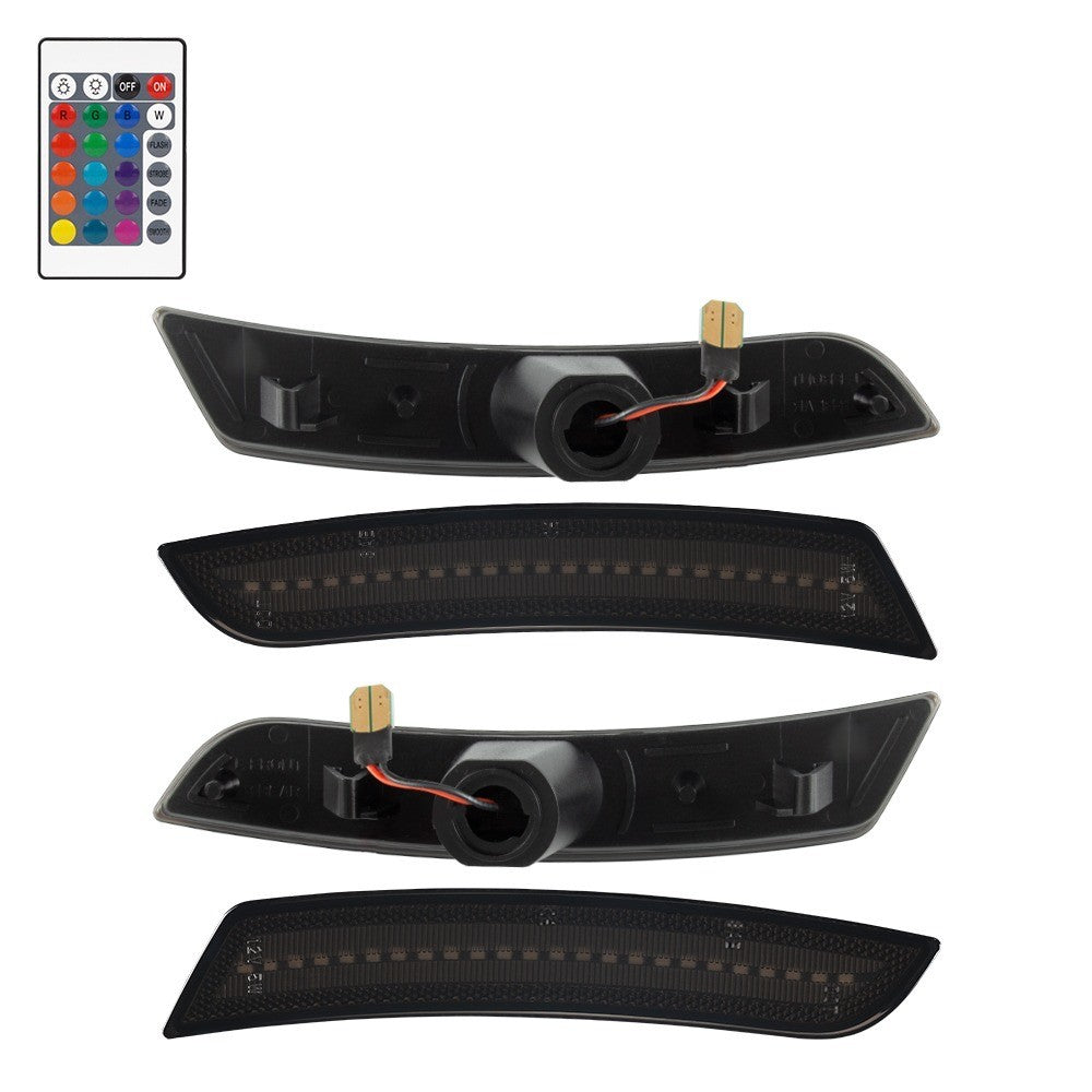 CAMARO 16-24 FRONT/REAR RGB DYNAMIC LED SIDE MARKERS w/ REMOTE
