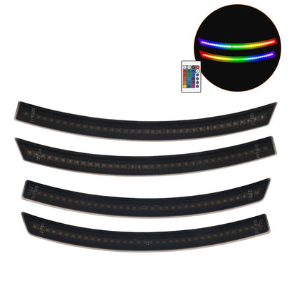 CORVETTE 14-19 FRONT/REAR RGB DYNAMIC LED SIDE MARKERS w/ REMOTE