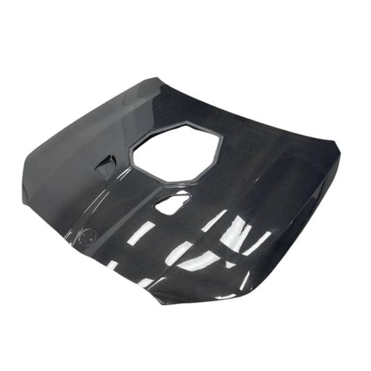 Carbon Fiber Engine Cover Bonnet Transparent Window for BMW G90 M5