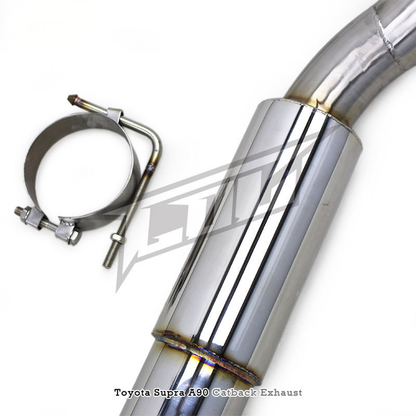T304 Stainless Catback Exhaust System for Toyota Supra A90 3.0T
