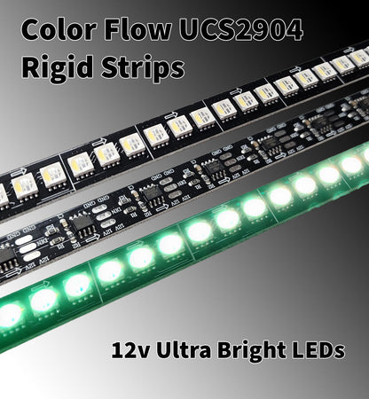 Color Flow 12mm Rigid Strips Ucs2904 Rgbw 1 Meter Strip