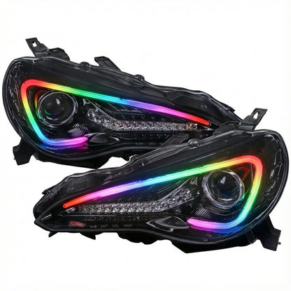 NTXGLOW RGB headlights (2012 - 2017 Toyota 86 / Scion FRS headlights)