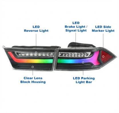 NTXGLOW RGB tail lights (2004 - 2008 acura TSX)