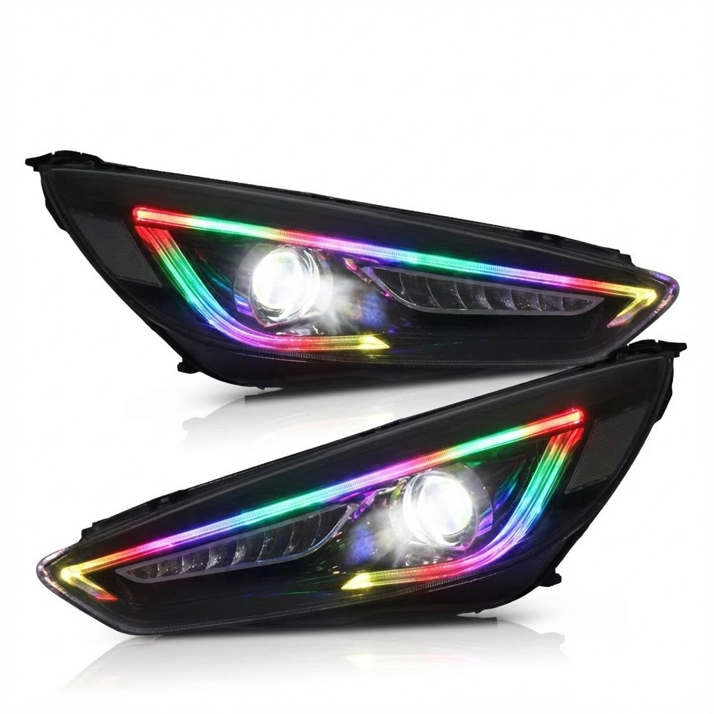 Led Rgb Focus NTXGLOW RGB headlights (2015 - 2018 Ford Focus) – NTXGlow