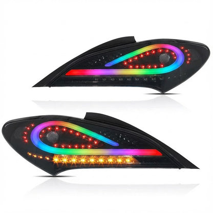 NTXGLOW RGB tail lights (09 - 16 Hyundai genesis coupe bk1)