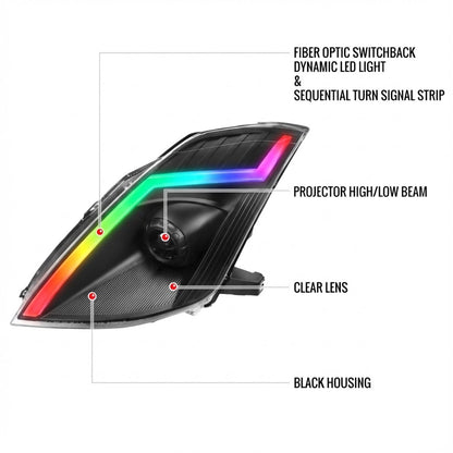 NTXGLOW RGB headlights (2006 - 2009 nissan 350z)