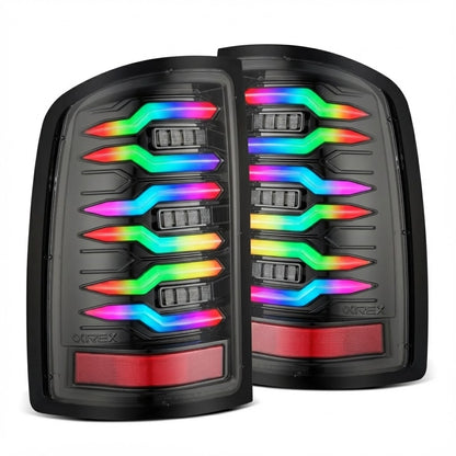 NTXGLOW RGB tail lights (2007 - 2013 GMC Sierra)