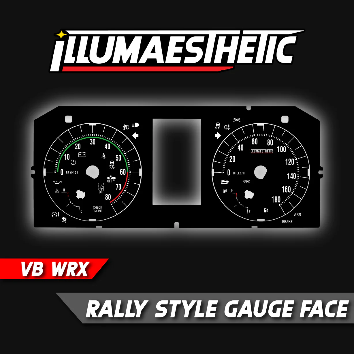 ILLUMAESTHETIC SUBARU WRX (VB 2022+) - GAUGE FACES