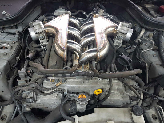 Upper Custom Intake Manifold Plenum For Nissan 370Z G37 Q50 VQ37VHR