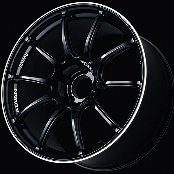 Advan RZII 19x10.0 +25 5x114.3 Racing Gloss Black Wheel