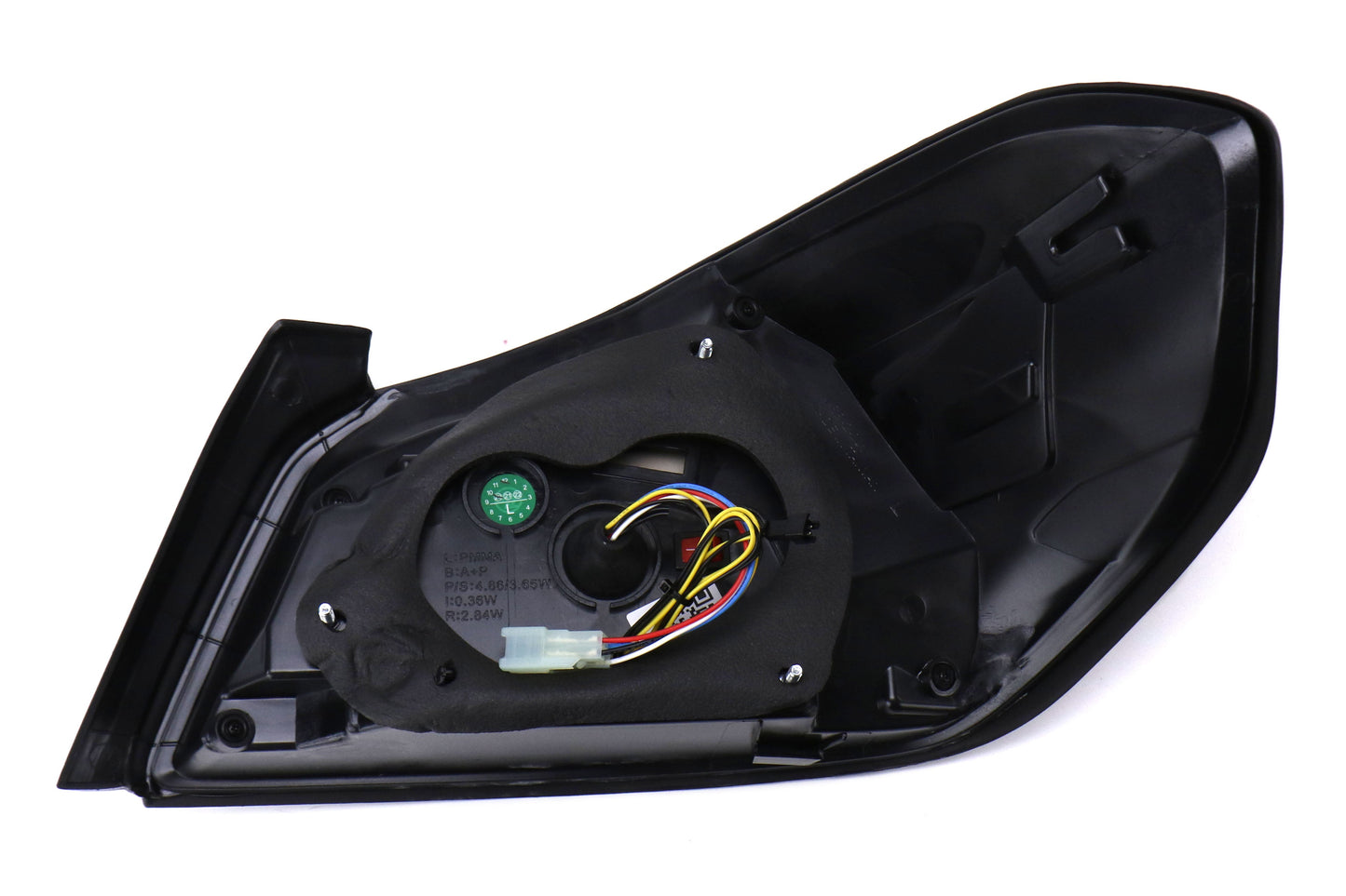 OLM Evolution Tail Lights (Smoked Lens, Black Base, Red Bar) - 2015-2021 WRX / STI