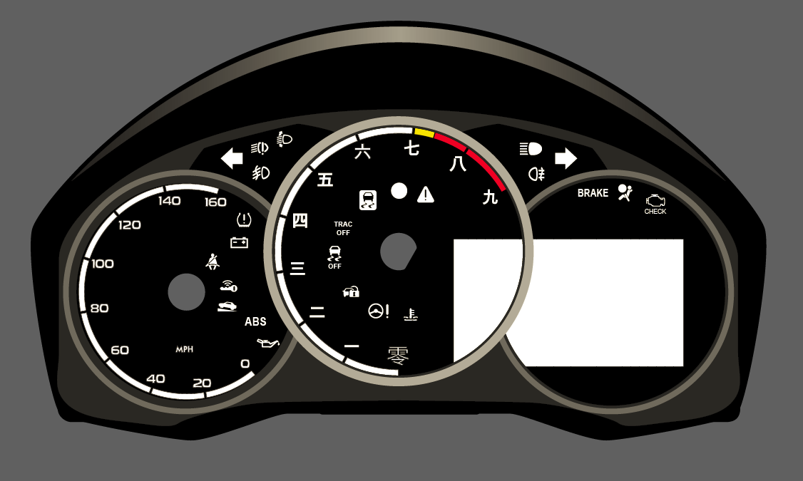 Illumaesthetic FR-S/GT-86/BR-Z (Premium 4.2" LCD Screen Ver.) - Gauge Faces (ZN6)