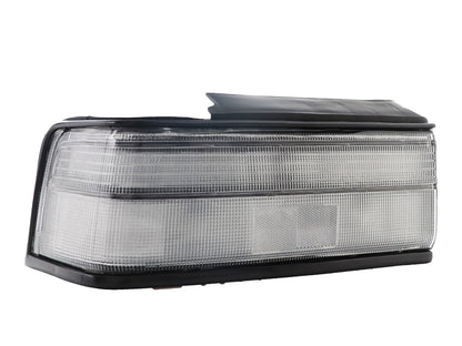 1990-1991 Honda Civic 4d Sedan Jdm Sir Style Clear Tail Light Black Center Panel Wrap Made By Unique Racing