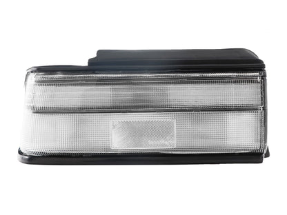 1990-1991 Honda Civic 4d Sedan Jdm Sir Style Clear Tail Light Black Center Panel Wrap Made By Unique Racing