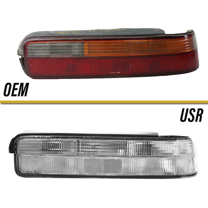1990-1993 Acura Integra 2d Coupe Da Db Clear Jdm Style Tail Lights Made By Unique Racing