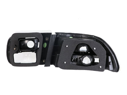1992-1995 Honda Civic 2d Coupe 4d Sedan Jdm Eg Style Clear 3pc Tail Lights Made By Unique Racing