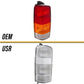 1997-2001 Jeep Cherokee XJ All Clear Tail Lights - Made by DEPO
