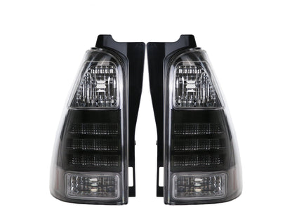 2003-2009 Toyota 4runner Trd Blacksmoke Reflector LED Rear Tail Lights Made By Unique Style Racing