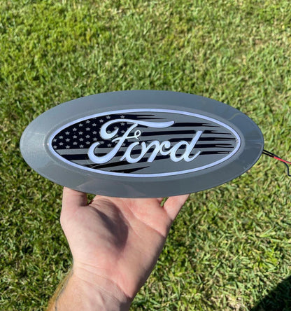 2018-2020 Ford F150 Light Up Badge Honeycomb Grille
