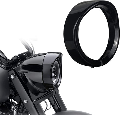 Nthreeauto 45 Motorcycle Fog Lights Trim Set Decorative Visor