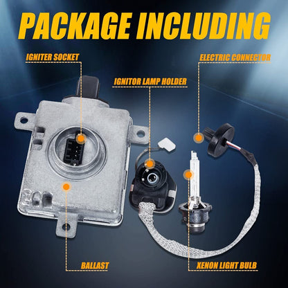 W3t19371 Xenon Headlight Ballast With Ignitor And D2s Bulb For Acura Tl Tls Tsx Ilx Zdx Mdx Honda Accord Crz Odyssey Mazda Cx5 Cx9 3 5 Mitsubishi Outlander Lancer Evolution Replaces W3t15671