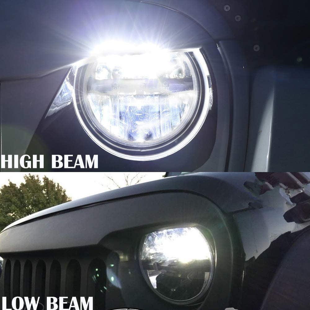 7 inch LED Headlight Round DOT Approved 7'' led headlight – NTXGlow