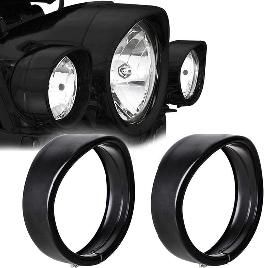45 Motorcycle Fog Lights Trim Set Decorative Visor – photo 6