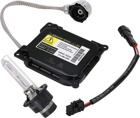 Xenon HID Headlight Ballast Control Unit with Ignitor and D4S Bulb Compatible with Lexus RX350 GS350 GS430 Toyota Prius Avalon Solara Venza - Replaces OEM KDLT003 DDLT003 85967-52020