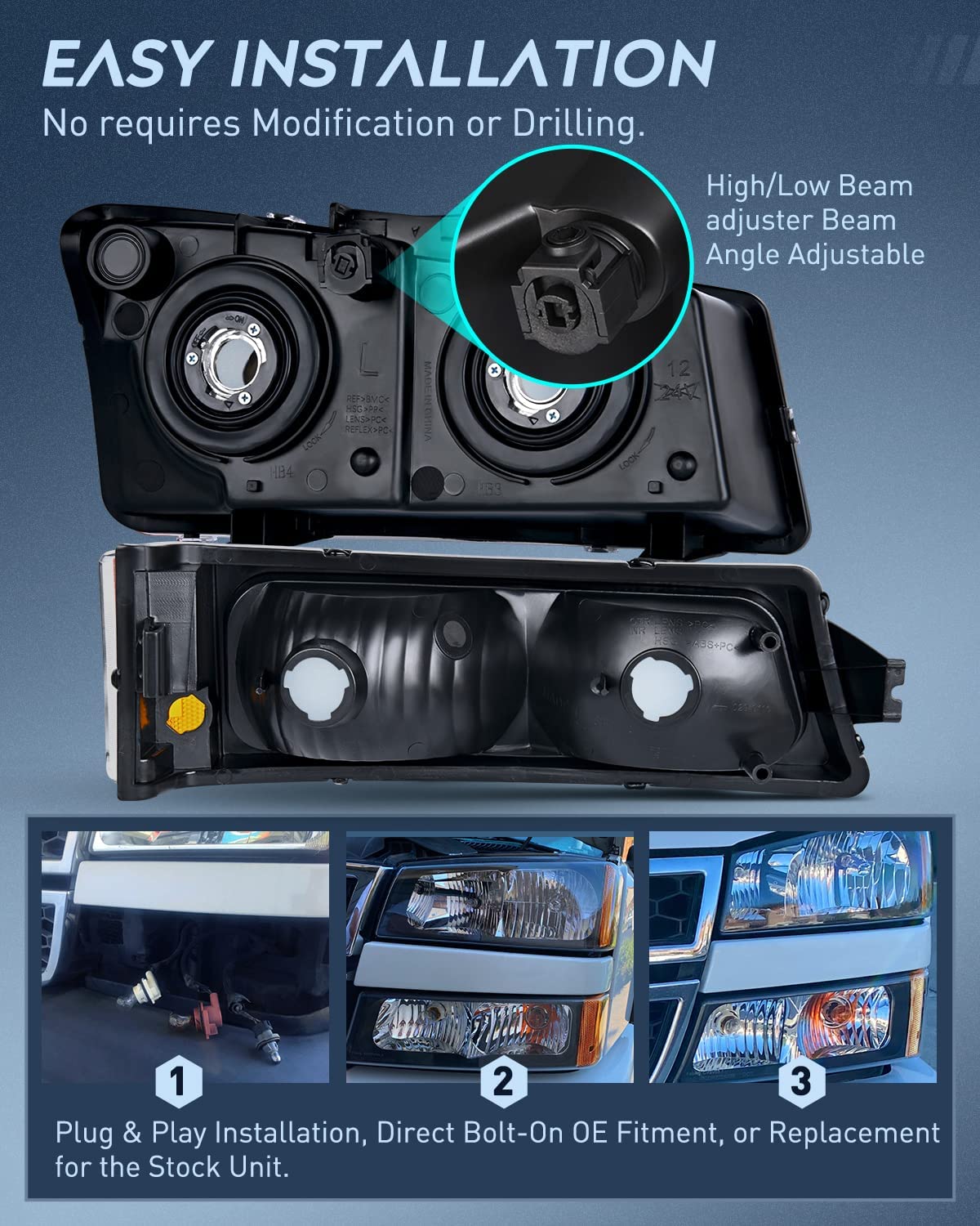 2003-2006 Silverado Headlights – NTXGlow
