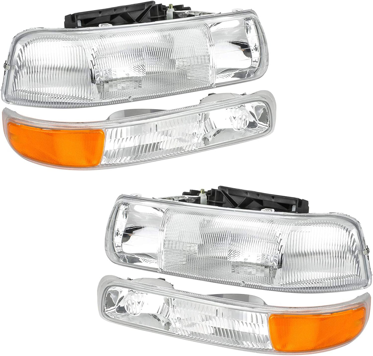 Clear Headlight Replacement Lens For Chevy Silverado 1999-2002 1500 2500 3500 - PIT66