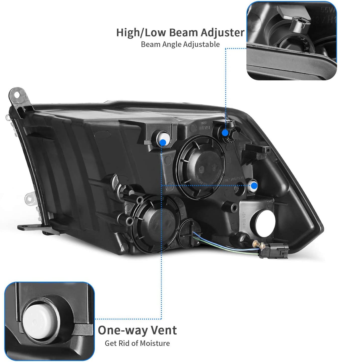 DWVO - Car Headlight Assembly