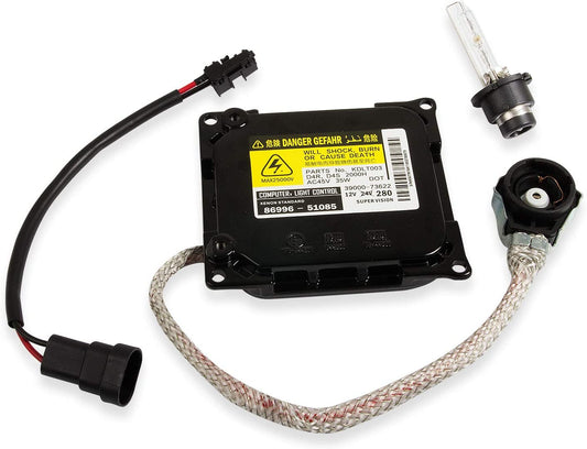 DDLT003 85967-52020 Xenon Ballast Control Unit with Igniter and D4S Bulb Module Compatible with Lexus GX460 and Toyota Avalon Prius, Replaces KDLT003 85967-53040, 85967-51040