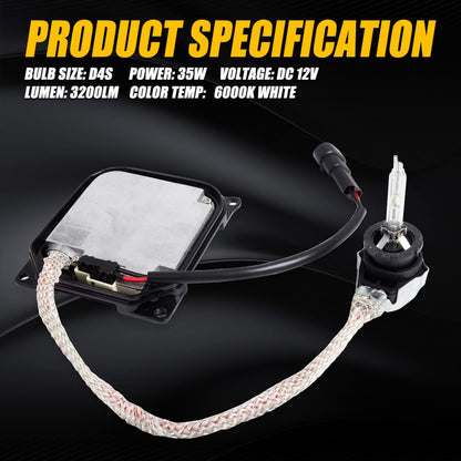 Ddlt003 8596752020 Xenon Ballast Control Unit With Igniter And D4s Bulb Module Compatible Lexus Gx460 Toyota Avalon Prius Replaces Kdlt003 8596753040 8596751040