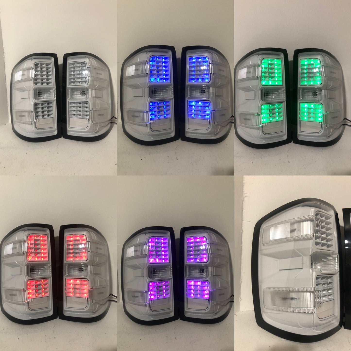 2014-2018 Chevy Silverado 1500 2500 3500 Tail Lights