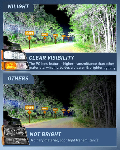 2003-2006 Silverado Headlights