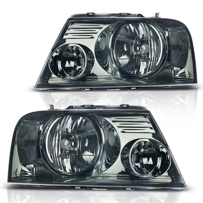 ADCARLIGHTS for 2004 2005 2006 2007 2008 F150 Headlight Assembly Compatible with 2004-2008 Ford F150 Pickup/ 2006-2008 Lincoln Mark LT Clear Lens ADCARLIGHTS for 2004 2005 2006 2007 2008 F150 Headlight Assembly Compatible with 2004-2008 Ford F150 Pickup/ 2006-2008 Lincoln Mark LT Clear Lens